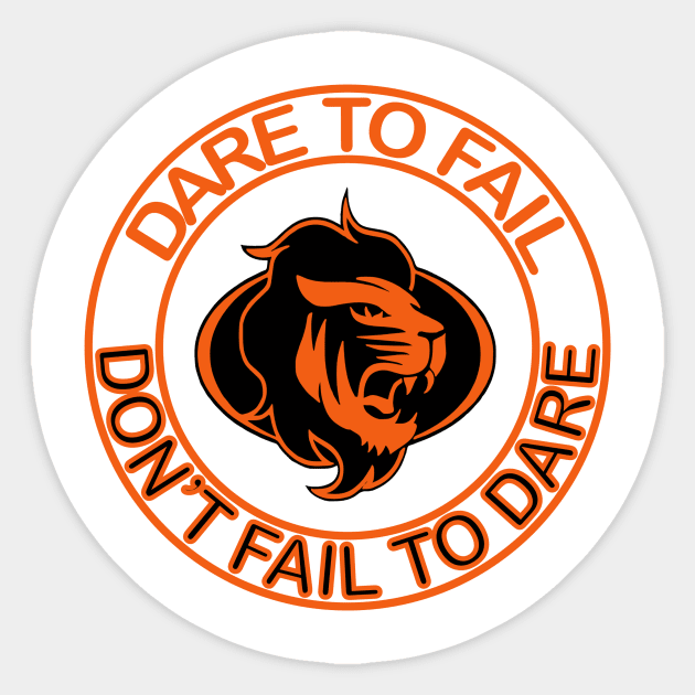 Dare to Fail Sticker by MONLart